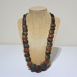 Vintage Necklace Fall Colors